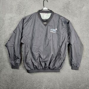 Rawlings UCSD Baseball Mens XL V-Neck Windshirt Pullover Black Jacket Tritons